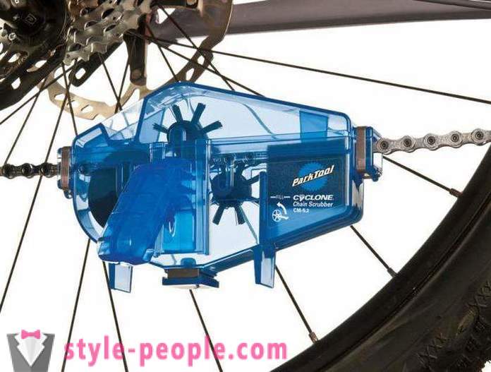 Tisztítására szolgáló gépek kerékpár lánc típusai, használati utasítások, vélemények