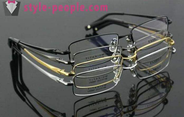 Titán szemüvegkeret - típusok, előnyök