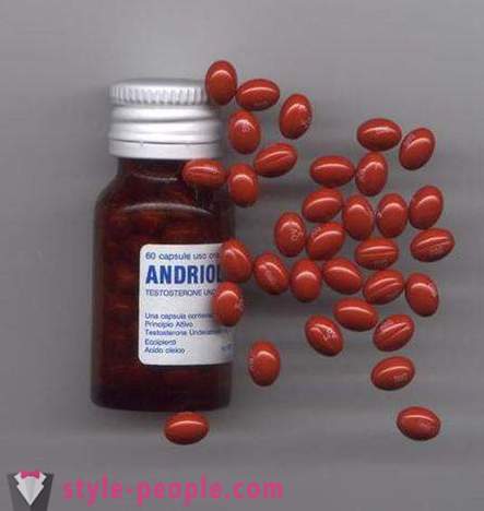 „Andriol”: véleménye, utasítások, mellékhatások