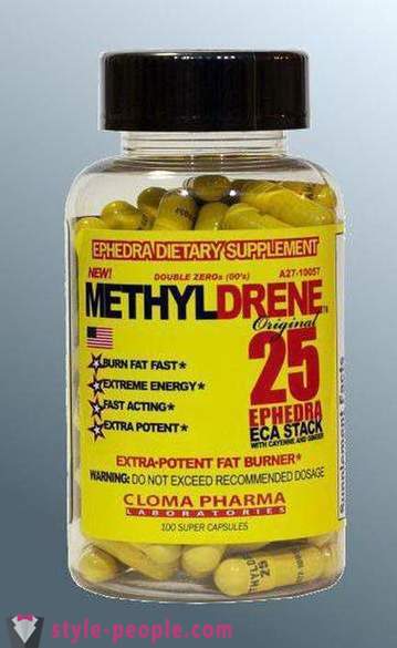 Zsírégető Methyldrene 25: vélemény