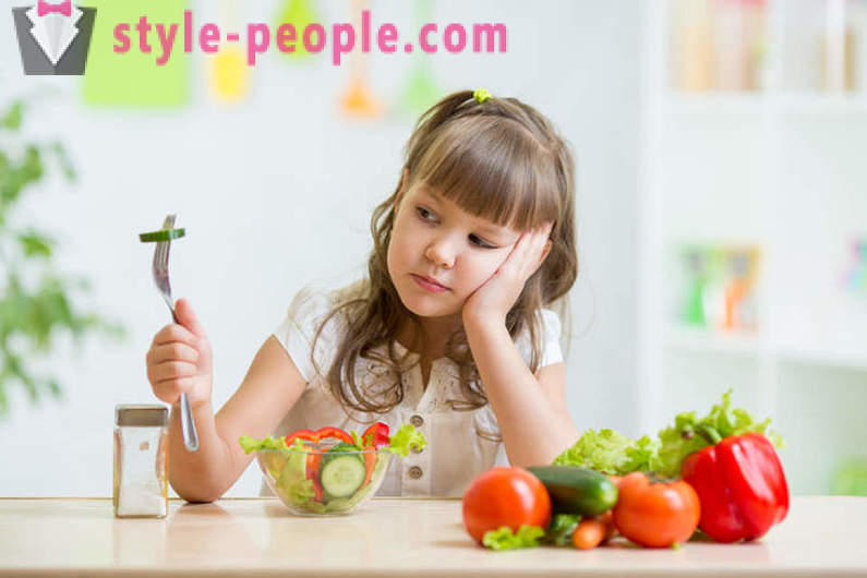 Hogyan kell tanítani a gyermeket, hogy enni zöldséget