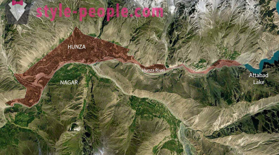 A jelenséget a hosszú élet a Hunza törzs