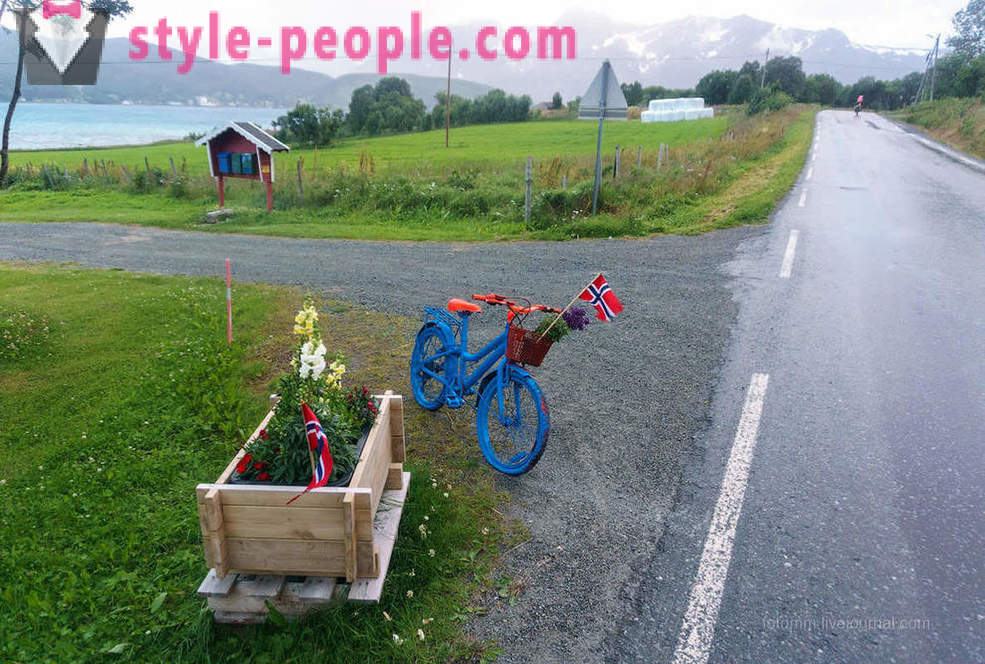 Az itt használt kerékpárok Norvégia