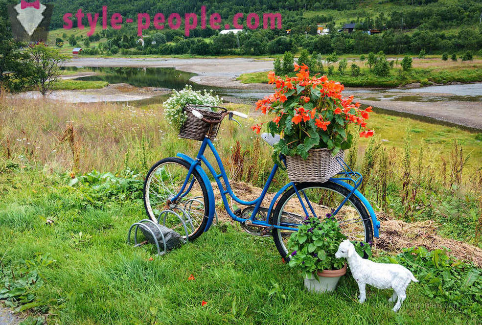 Az itt használt kerékpárok Norvégia