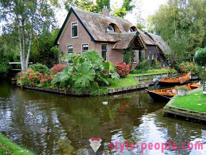 A falu nincs utak Hollandiában