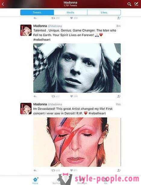 Rajongók búcsút David Bowie