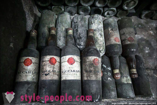 A híres Massandra bor gyűjtemény