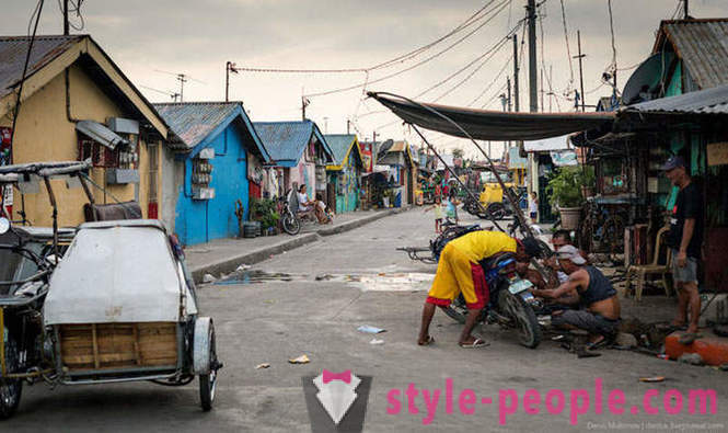 Az élet a nyomornegyedek Manila