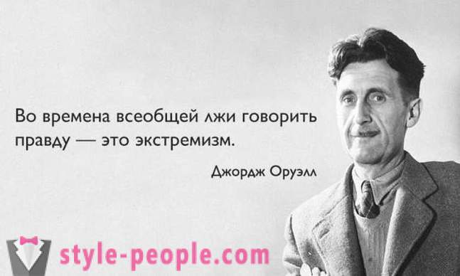25 prófétai idézetek George Orwell