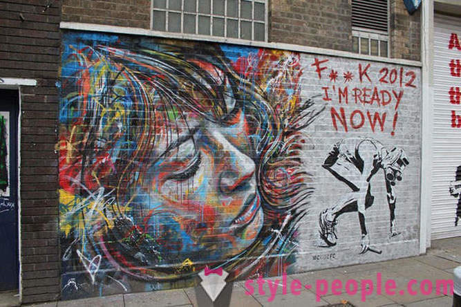 Példák elképesztő street art David Walker