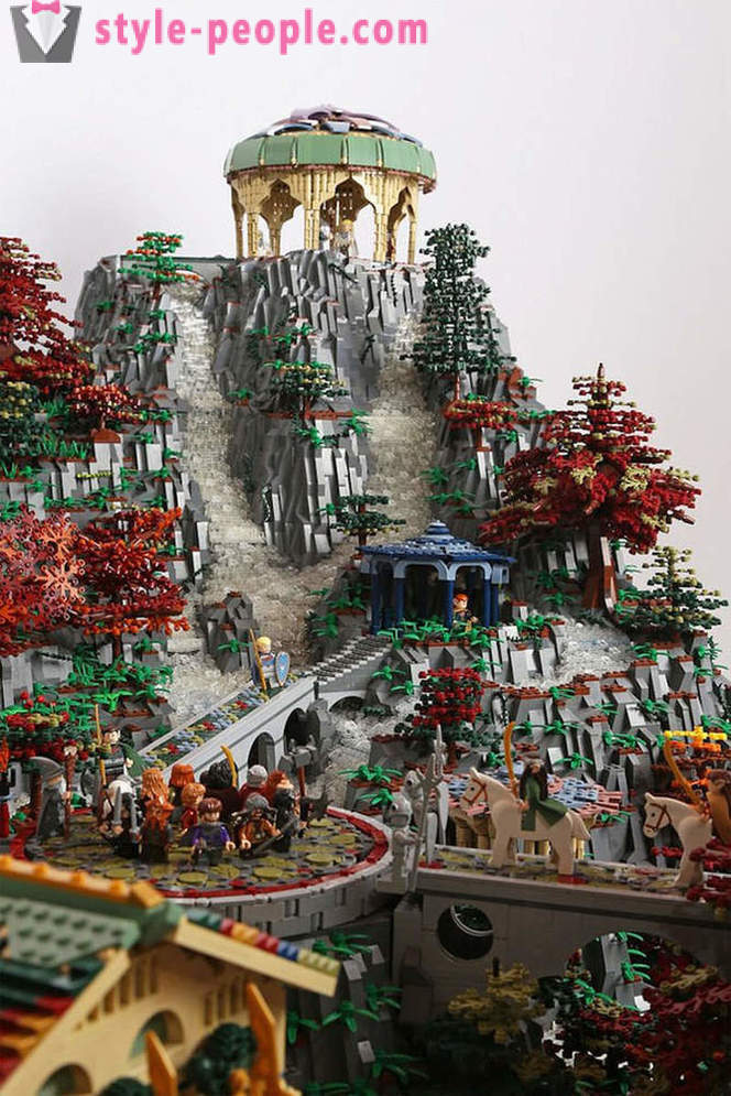 „A Gyűrűk Ura” 200.000 LEGO-alkatrészek