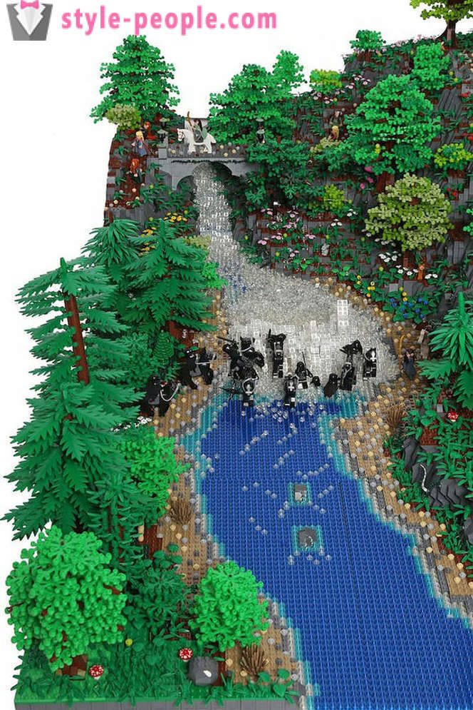 „A Gyűrűk Ura” 200.000 LEGO-alkatrészek