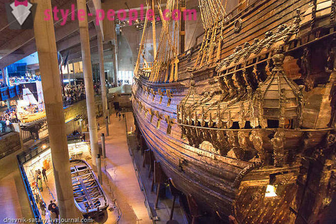 Tour A múzeum az egyetlen hajó a XVII században
