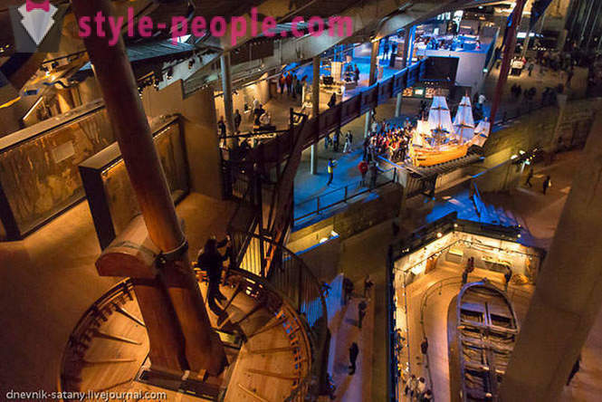 Tour A múzeum az egyetlen hajó a XVII században