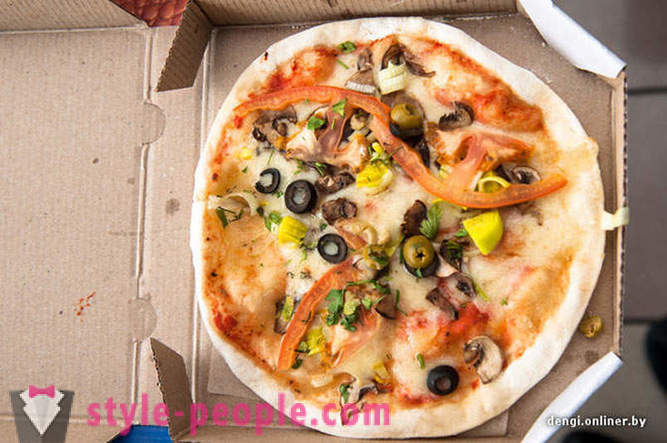 Olasz séf igyekszik Fehérorosz pizza