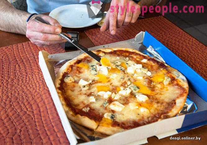 Olasz séf igyekszik Fehérorosz pizza