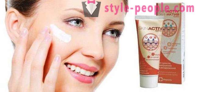 Cream „Skin Active” az arc hialuronsav: útmutató és vélemények