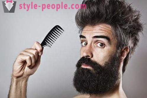 Férfi szakáll elegáns típusai, különösen a gondozás