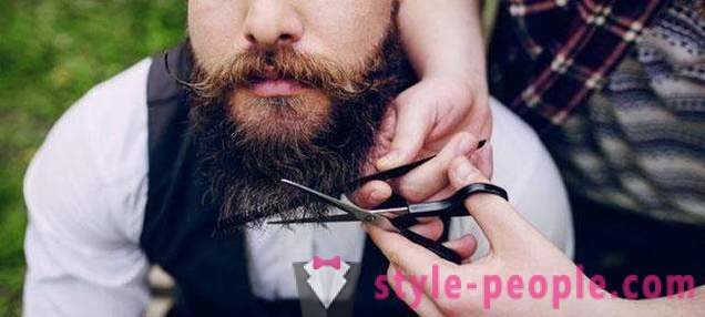 Férfi szakáll elegáns típusai, különösen a gondozás