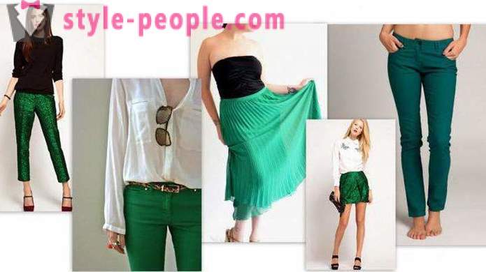 Szín Emerald: mi kombinálhatja megfelelően ruhák