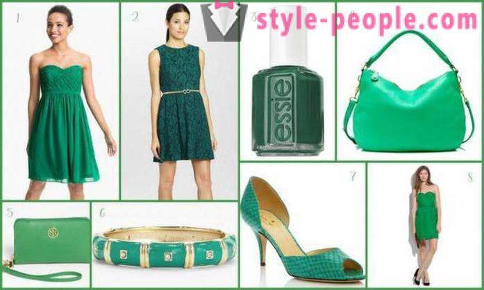 Szín Emerald: mi kombinálhatja megfelelően ruhák