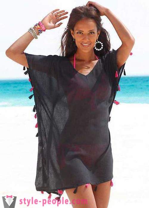 Beach tunika ruha: hogyan válasszuk ki, vagy a saját
