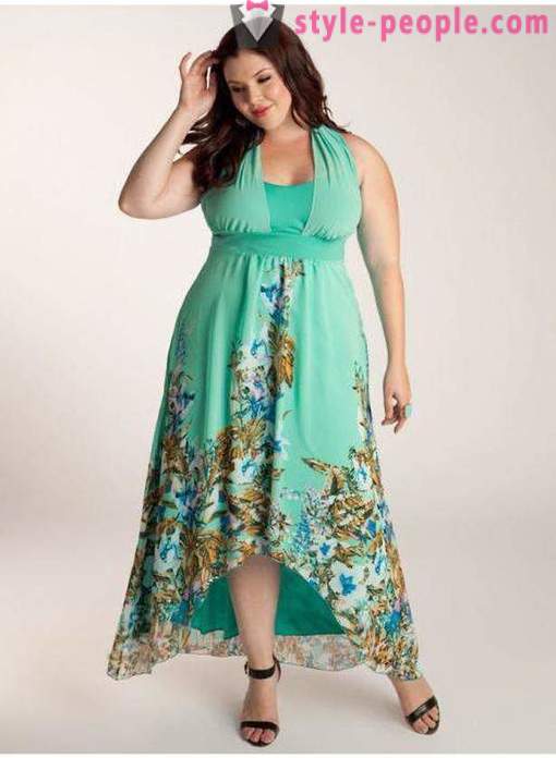 Összes nyári ruha és szarafan az elhízott nők több mint 40 (fotó). Modellek és minták hosszú nyári ruha