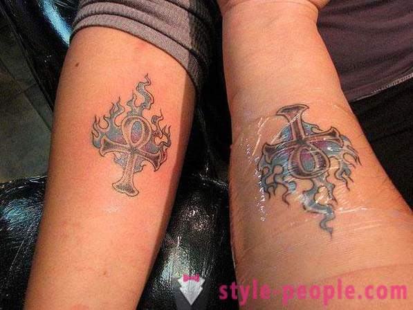 Páros tetoválás két - jelen igazolás örök szerelem