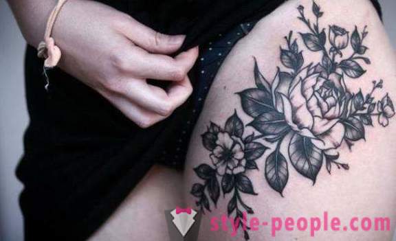 Tetoválás a csípő -, hogy jobb, hogy töltse? Érdekes tény a művészet és a bonyolult tetoválás készség