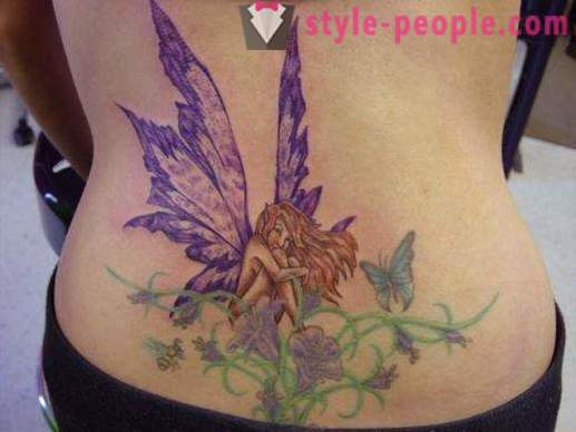 Tetoválás lányoknak a hát alsó részén, hogy miért válassza a gyengébb nem?