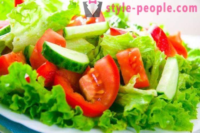Diétás saláta diéta: főzés receptek fotókkal. könnyű saláták