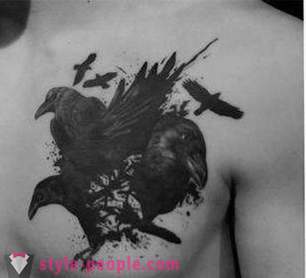 Tattoo „Crows”: megnevezését és értékét a karakter