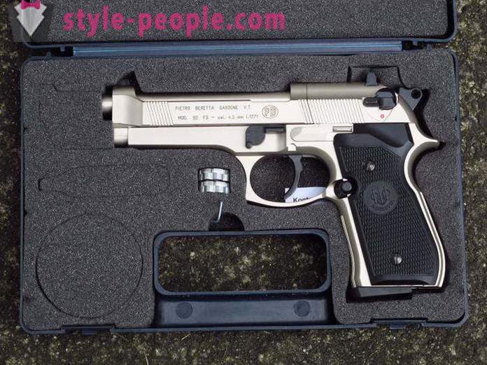 Pistol „Beretta” pneumatikus: leírások, vélemények és fotók