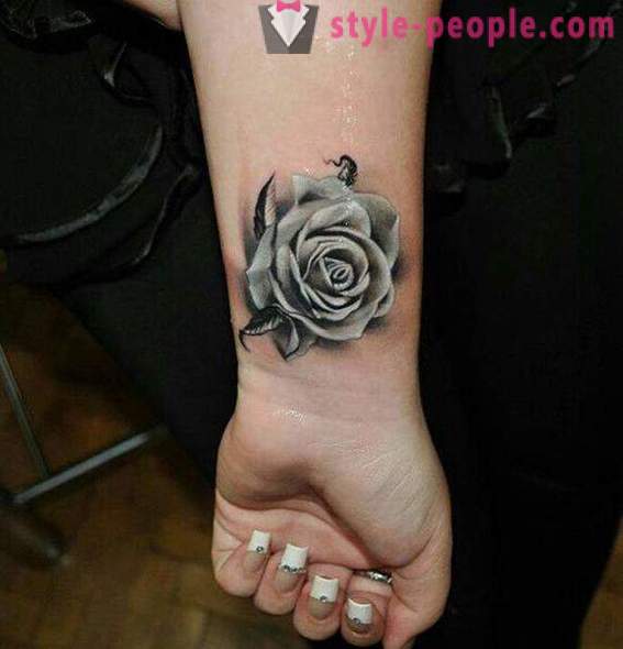 Jelentése tattoo „Rose”: rövid története és leírása