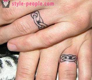 Tetoválás az ujjak - divatot!